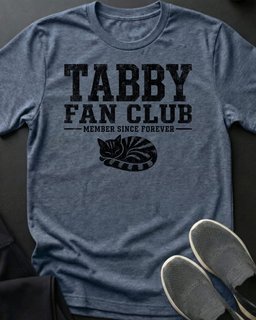 Tabby Fan Club Tee Gift For Cat Lover