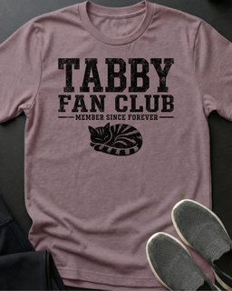 Tabby Fan Club Tee Gift For Cat Lover