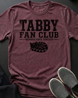 Tabby Fan Club Tee Gift For Cat Lover