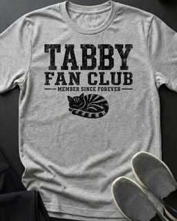Tabby Fan Club Tee Gift For Cat Lover