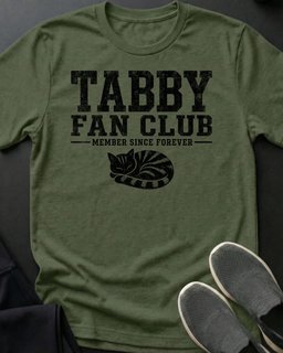 Tabby Fan Club Tee Gift For Cat Lover