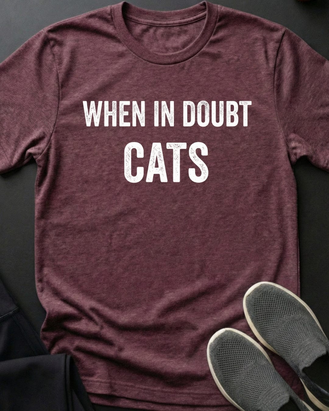 When In Doubt Tee Gift For Cat Lover