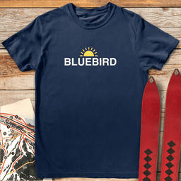 Bluebird Sun T Shirt Gift For Skier