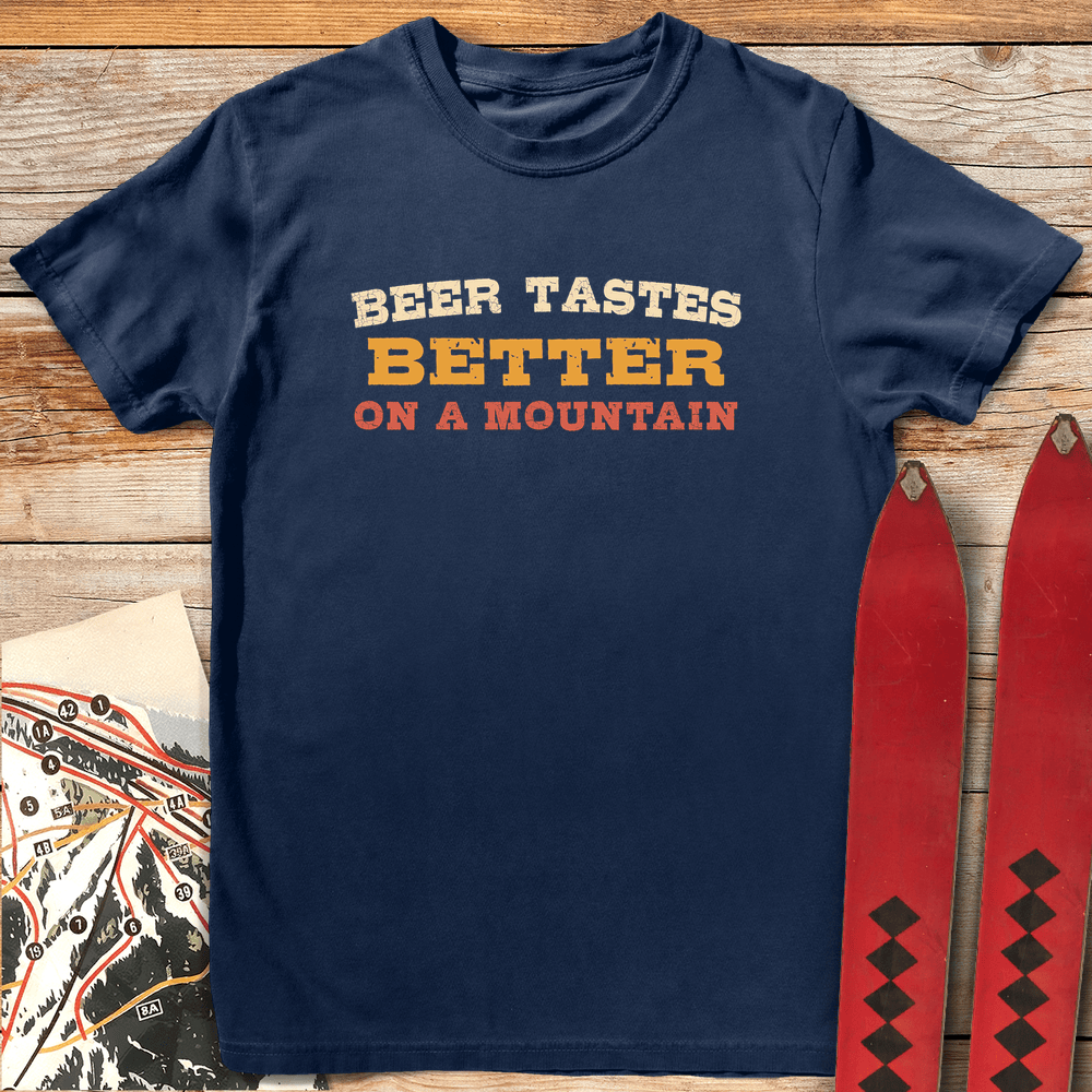 Better Beer T Shirt Gift For Skier