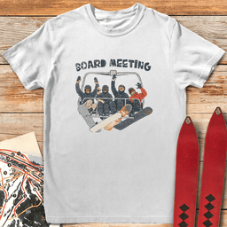 Board Meeting T Shirt Gift For Skier