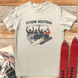 Board Meeting T Shirt Gift For Skier