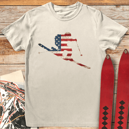 American Tele T Shirt Gift For Skier