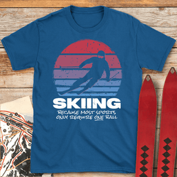 Balls Required T Shirt Gift For Skier