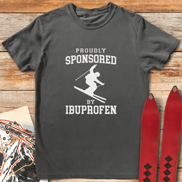 Im Sponsored T Shirt Gift For Skier