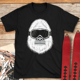 Goggle Yeti T Shirt Gift For Skier