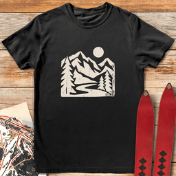 Groovy Scene T Shirt Gift For Skier