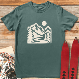 Groovy Scene T Shirt Gift For Skier