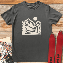 Groovy Scene T Shirt Gift For Skier