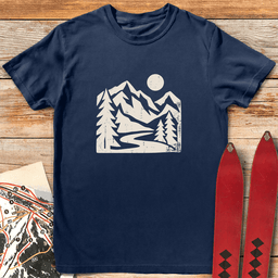 Groovy Scene T Shirt Gift For Skier