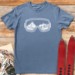 Gogglescape T Shirt Gift For Skier