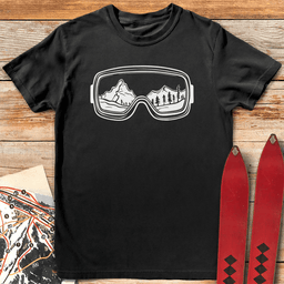 Gogglescape T Shirt Gift For Skier