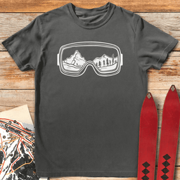 Gogglescape T Shirt Gift For Skier