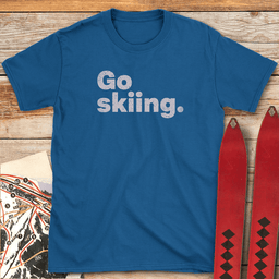 Go Skiing Period T Shirt Gift For Skier