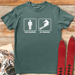 Grandson Shreds T Shirt Gift For Skier