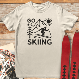 Go Skiing T Shirt Gift For Skier