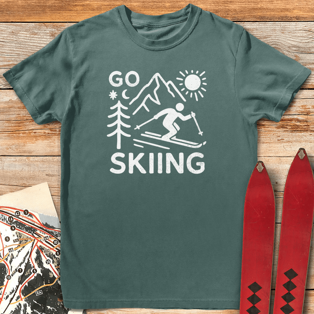 Go Skiing T Shirt Gift For Skier