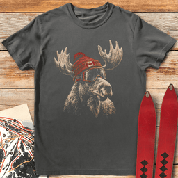Canadian Goggle Moose T Shirt Gift For Skier
