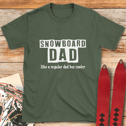 Gritty Snowboard Dad T Shirt Gift For Dad