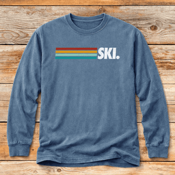 Classic Ski Line Vintage T Shirt Gift For Skier