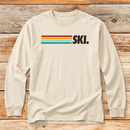 Classic Ski Line Vintage T Shirt Gift For Skier