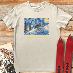 Gogh Snowboard T Shirt Gift For Snowboarder
