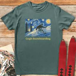 Gogh Snowboard T Shirt Gift For Snowboarder
