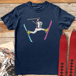 Daffy Lady T Shirt Gift For Skier