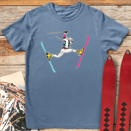 Daffy Lady T Shirt Gift For Skier