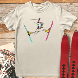 Daffy Lady T Shirt Gift For Skier