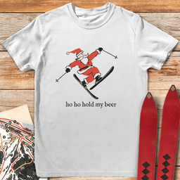 Hold My Beer Nick T Shirt Gift For Skier