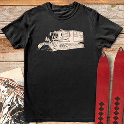 Cat Ski T Shirt Gift For Skier