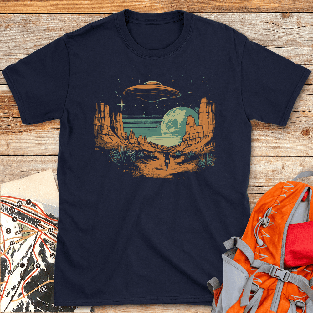 Desert Ride T Shirt Gift For Skier