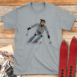 Coming In Hot T Shirt Gift For Skier