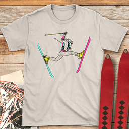 Daffy Lady T Shirt Gift For Skier