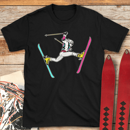 Daffy Lady T Shirt Gift For Skier