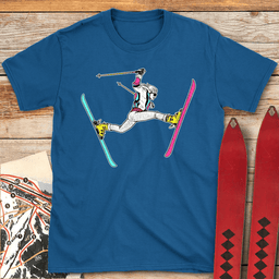 Daffy Lady T Shirt Gift For Skier