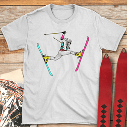 Daffy Lady T Shirt Gift For Skier