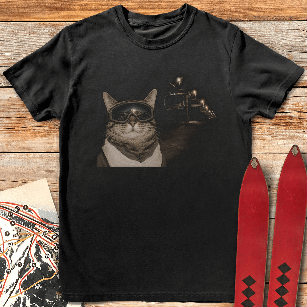 Cat Nip T Shirt Gift For Skier