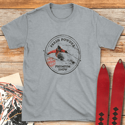 Certified Freshies T Shirt Gift For Skier