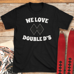 Double Ds T Shirt Gift For Skier