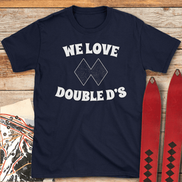 Double Ds T Shirt Gift For Skier