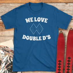 Double Ds T Shirt Gift For Skier