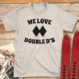Double Ds T Shirt Gift For Skier