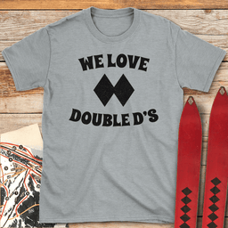 Double Ds T Shirt Gift For Skier