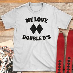 Double Ds T Shirt Gift For Skier
